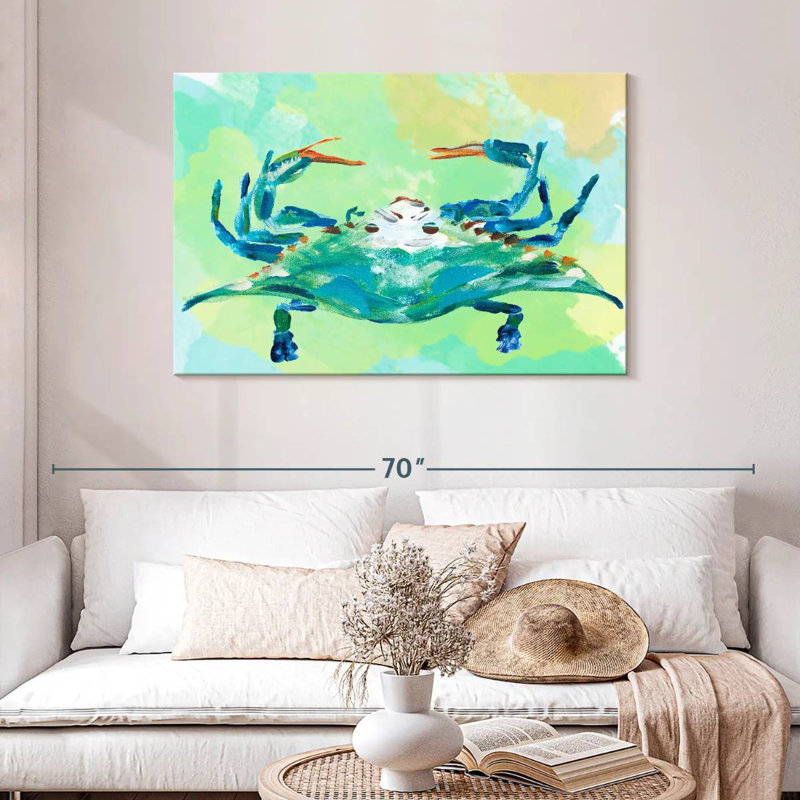 Créatures marines aquarelles I, H 30 po x l 45 po