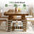 63" Farmhouse Solid Wood Dining Table for 4–6 People with Thick Top & Trestle Base-513181373