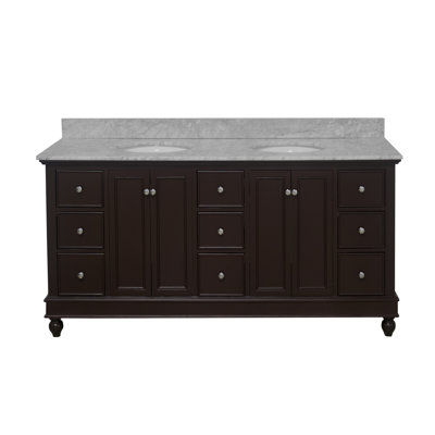 Ferdinand 72'' Double Bathroom Vanity with Top