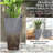 Set of 3 Tall Planters,Plastic Flower Pots-129086855