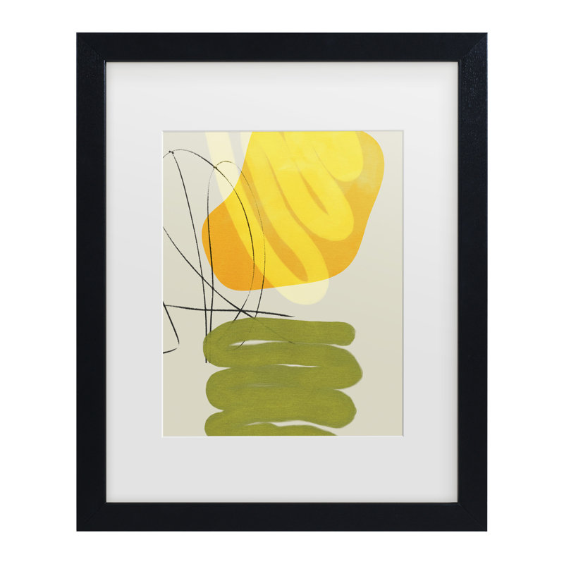 Œuvre d'art encadrée «ologola rut bolog », H 16 po x l 13 po