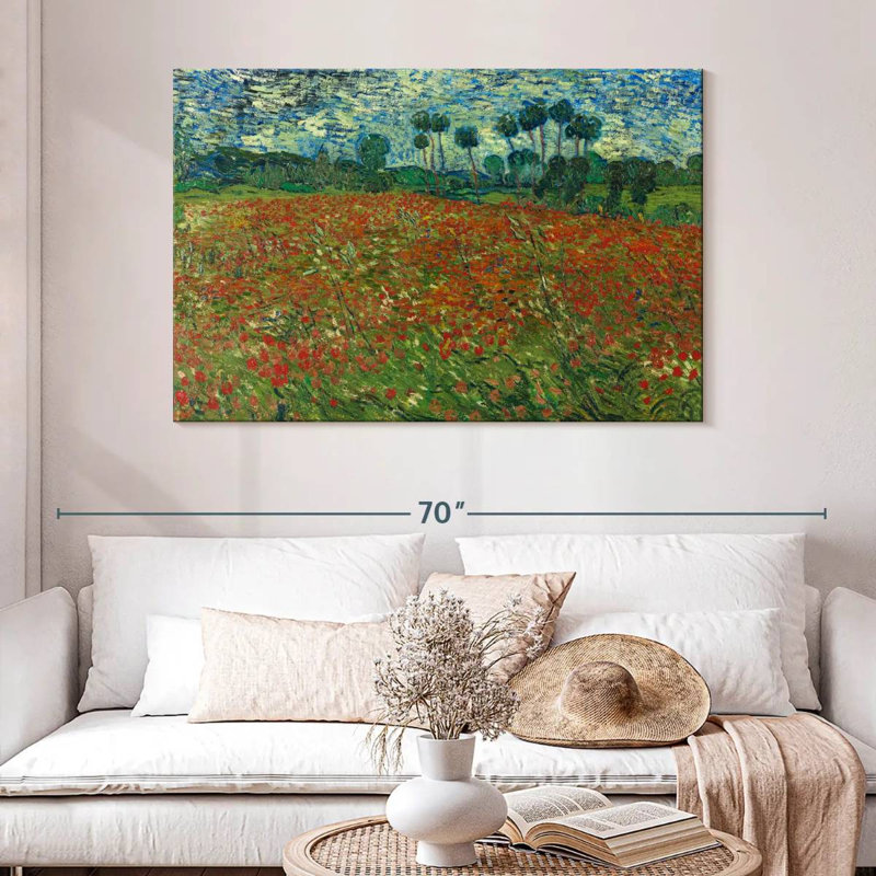 Champ de coquelicots Alvord 1890, H 32 po x l 48 po