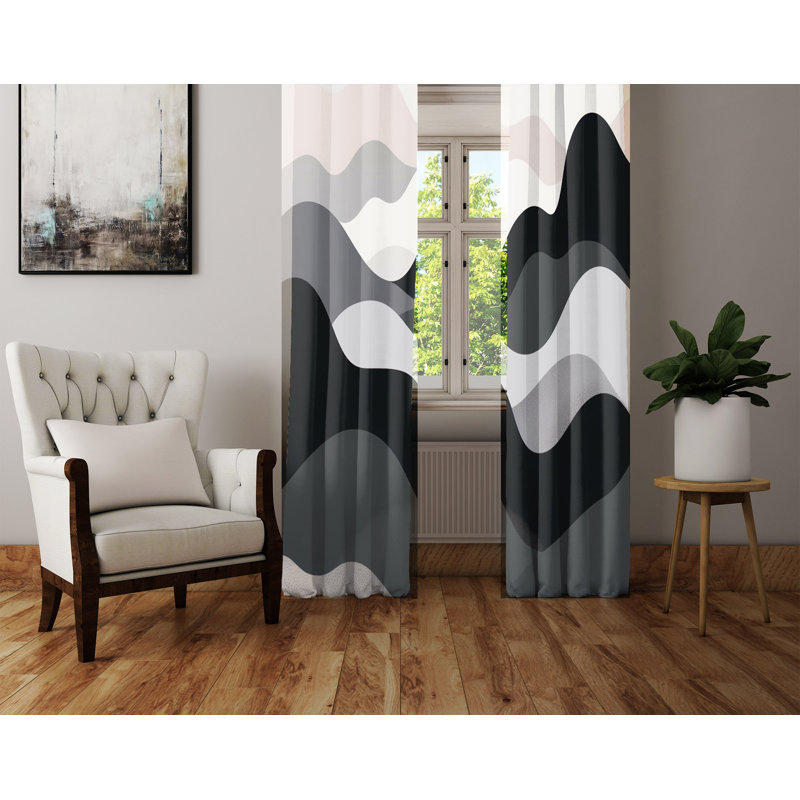 Clarksville Semi Sheer Curtain Pair, 20" W x 82" L