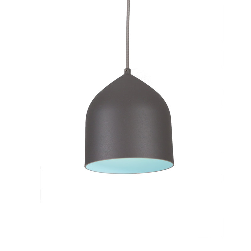 Helena 1 - Light LED Single Pendant, Graphite/Blue, Gray