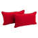 Cotton Blend Reversible Throw Pillow