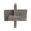 Travertin abstrait à nœuds imbriqués pour décoration intérieure - Statue sculpturale décorative pour salon et décoration de table - Gris-107086693