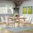 6 - Person Four Leg Dining Set-1509514354-1509514359