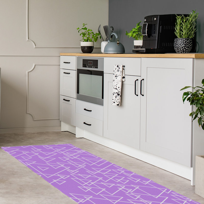 Chenille Geometric Indoor Rug, Runner 2'6" x 8'