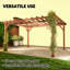 Pergola en bois, pergola d'extérieur