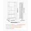 Tablette de rangement pliante avec roulettes