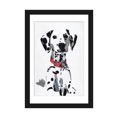 Winnie iv-rouge collier, reproduction d’art sur toile tendue