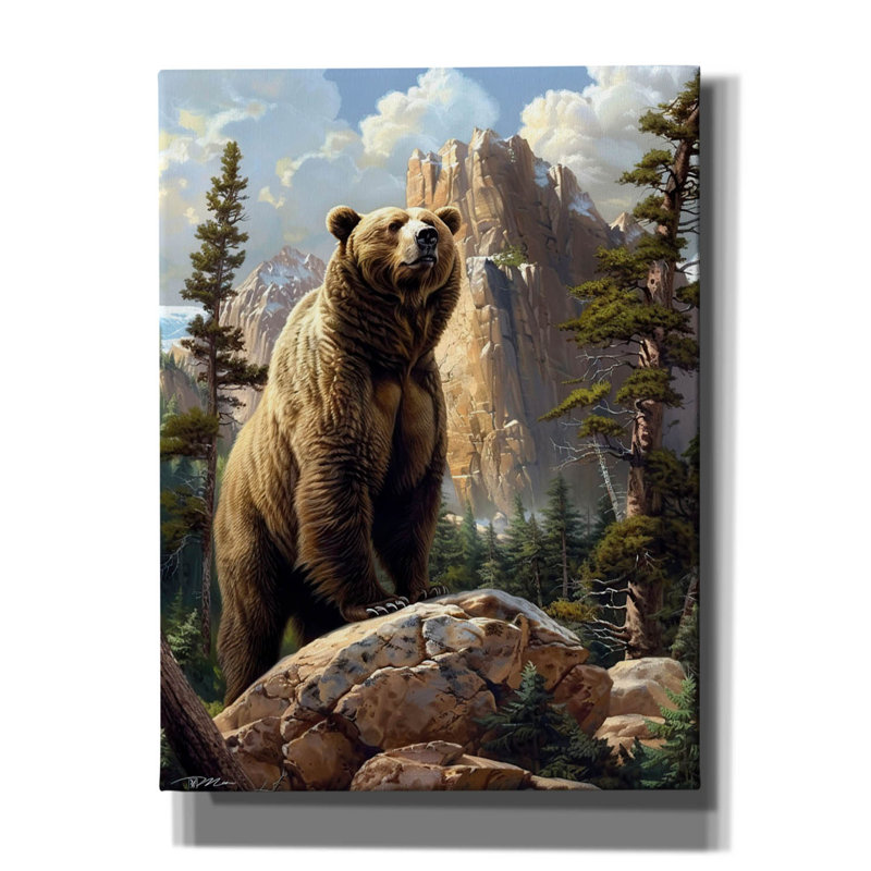 Art mural sur toile Millwood Pines, H 16 po x l 12 po x P 0,75 po