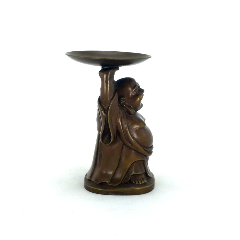 4'' H Brass Tabletop Tealight Holder
