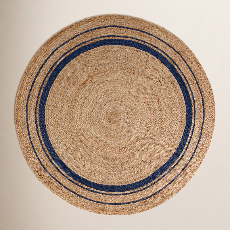 Pastiche Natural Fiber Braided Round Area Rugs, Round 6'