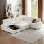 Canapé modulaire surdimensionné avec rangement convertible, parfait pour la maison et le bureau, siège rembourré en velours côtelé L / U-1391388238