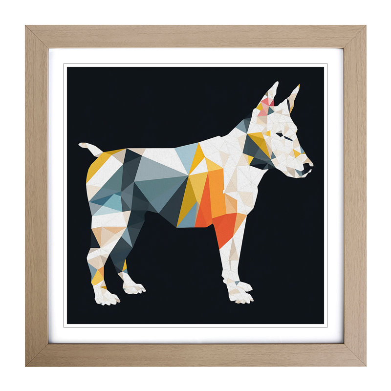 Single Picture Frame Print on Wood, Oak