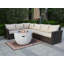 Ensemble de conversation modulaire avec coussins