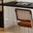 Black Rectangular Solid Wood  desk-1843847035