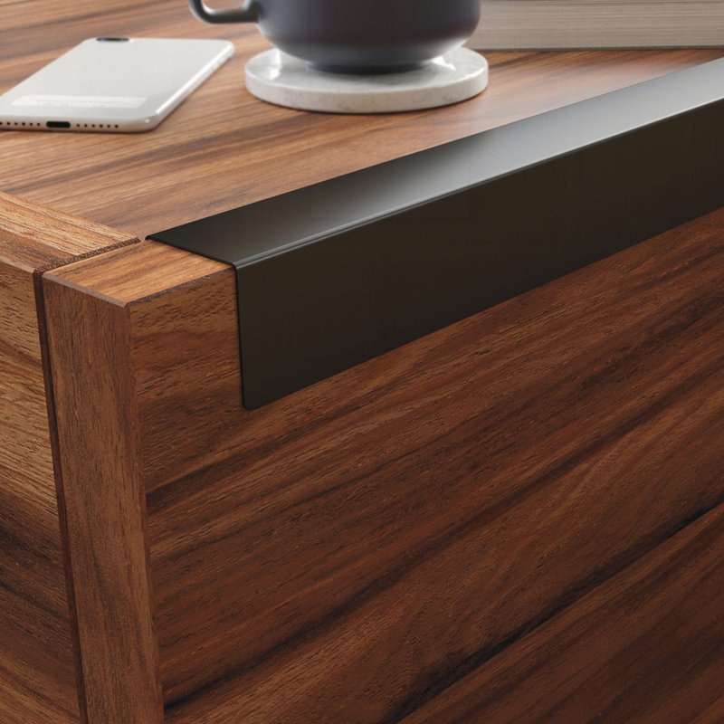 Tylor Single Coffee Table, Dark Brown