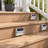 GKAJYZL Solar Step Wall Light, IP55 Waterproof LED Stair Light for Outdoor Stairs, Deck and Patio, Stainless Steel