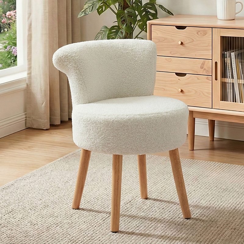 Solid Wood Accent Stool