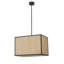 Lustre rectangulaire / carré unique à 4 lumières Quadrato