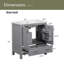 Meuble-lavabo 30 po avec lavabo simple-34437310