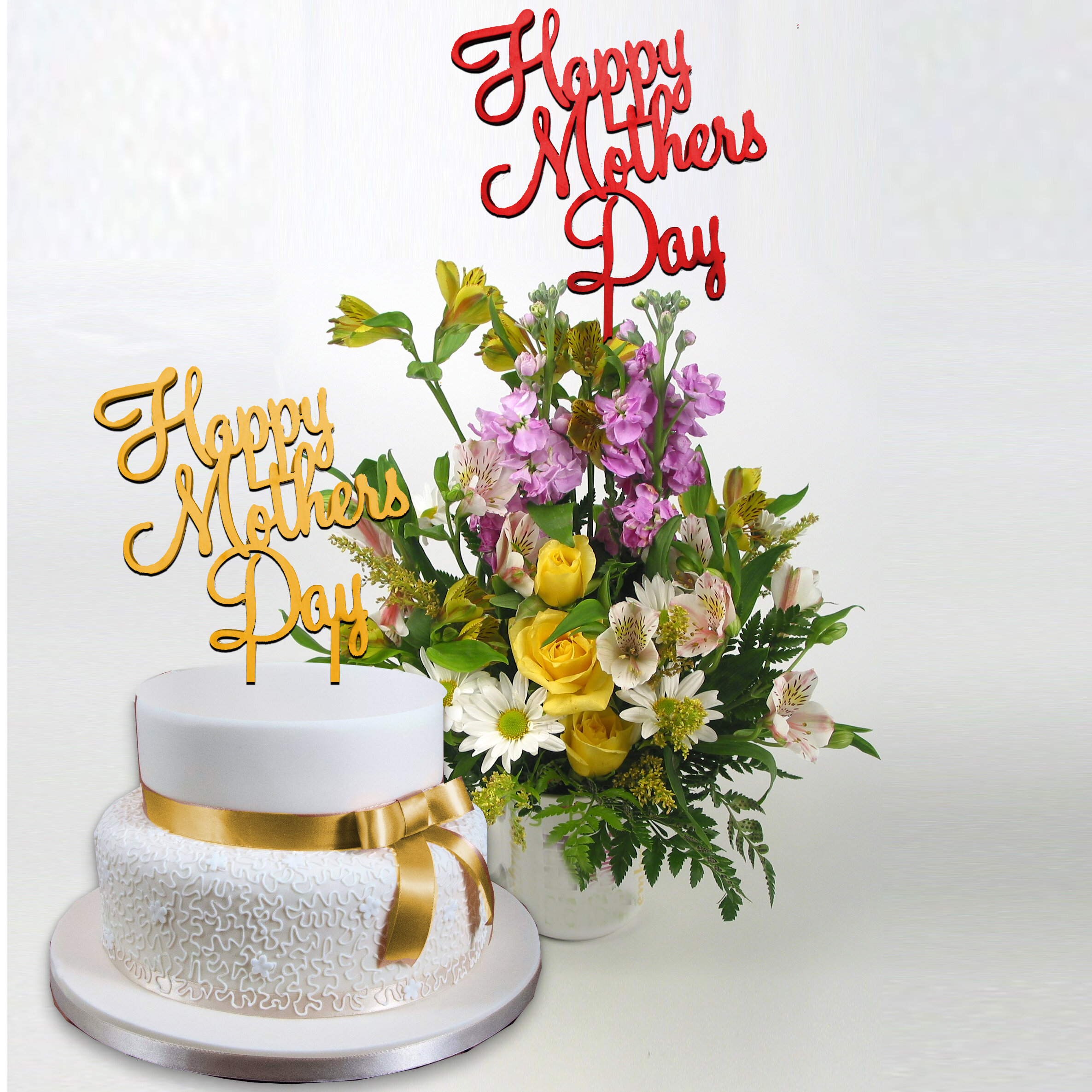 Order Mothers Day Poster Cake Online, Price Rs.999 | FlowerAura