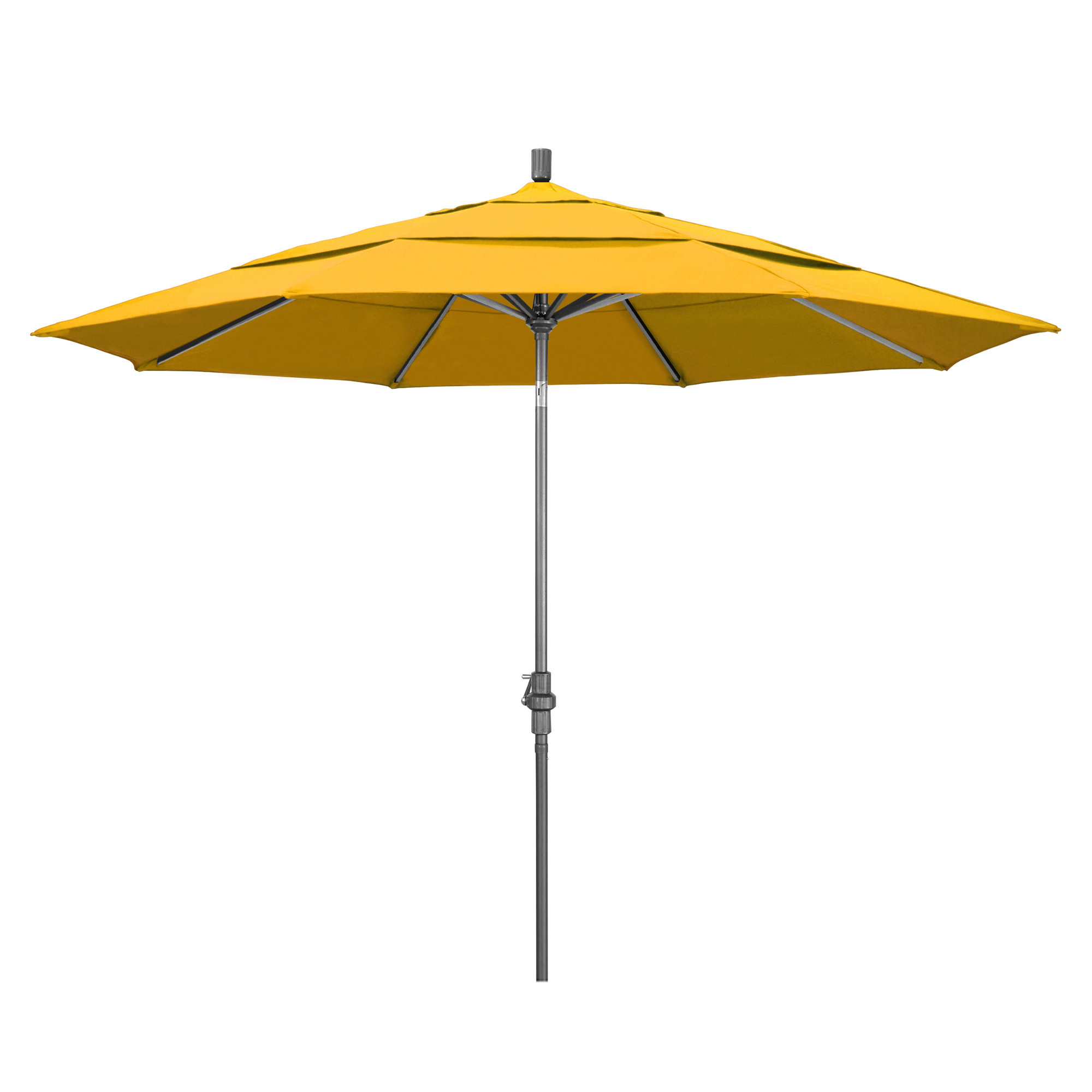 Broadmeade 132'' Sunbrella® Outdoor Umbrella, Canvas Sunflower Yellow Sunbrella® Canvas