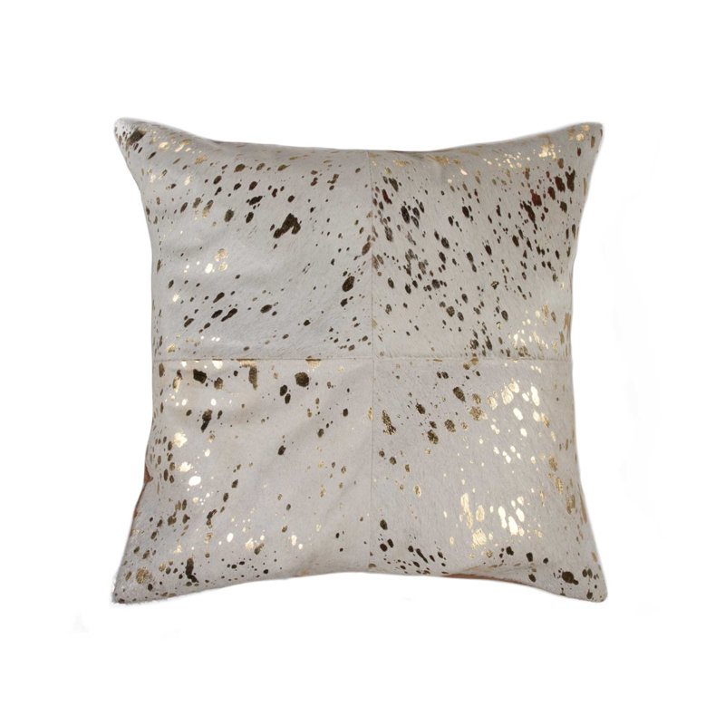 Coussin Torino, Motif Animal, Naturel / Or