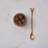 Reindeer Handle Brass Cocktail Spoon