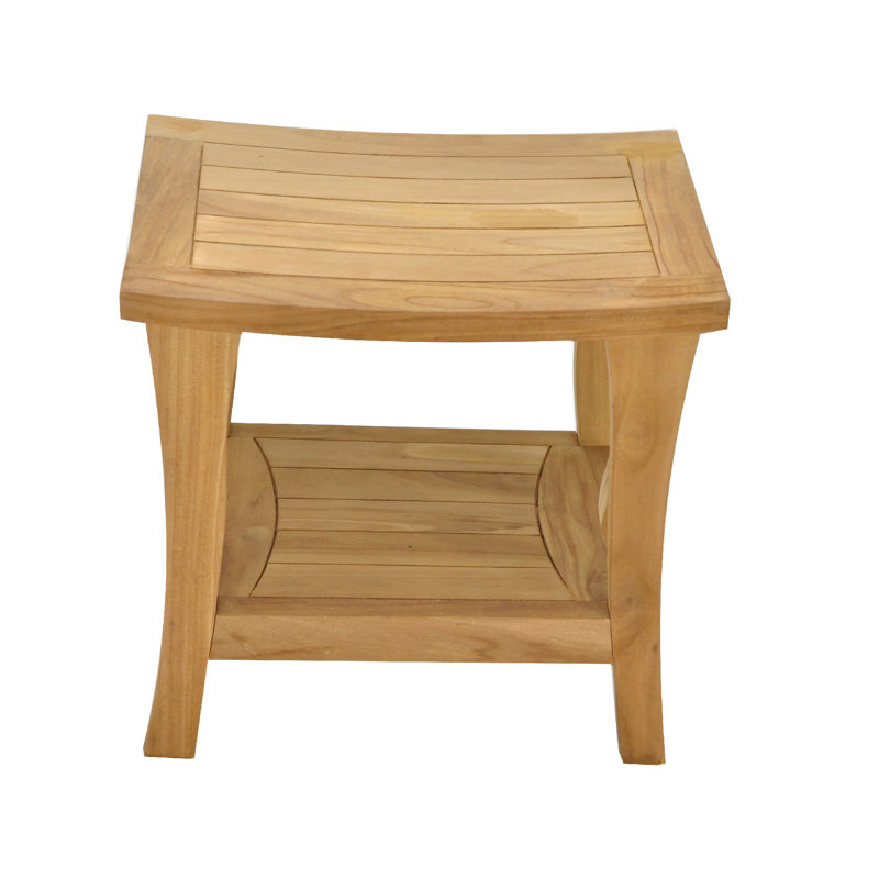 Whitmore 18'' W Teak Shower Bench
