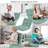 Trule Adjustable 14-position Floor Chair Folding Lazy Gaming Sofa Chair Cushioned New-444945950
