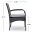 Fauteuil club d'extérieur en rotin d'osier-199886674