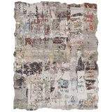 Wool Abstract Area Rug