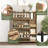 Space-saving Modern Mdf Shoe Cabinet, Rustic Style For Entryways