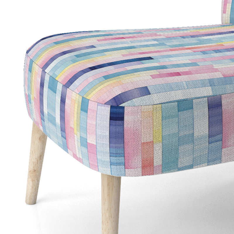 Chaise d'appoint rembourrée Watercolor Dreams