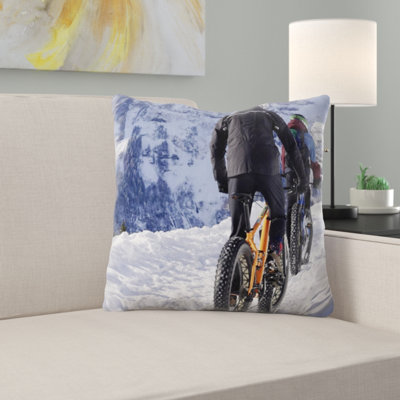 Coussin bonhomme de neige