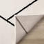 Kempst White Black Geometric Lines Area Rug-1592771897
