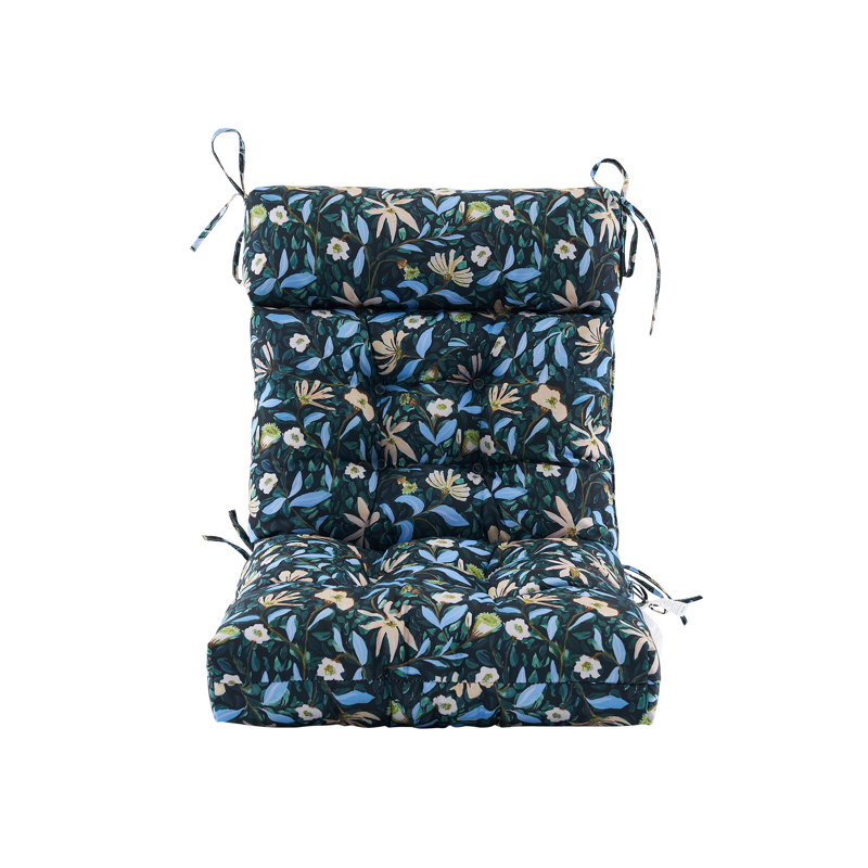 Coussin de dossier / siège d'extérieur, Multicolored Floral 4