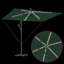 Umbrella with LED Strip Lights Polyester and Aluminium Outdoor Parasol-1633500819-1633500822