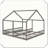 House Platform Beds Two Shared Beds Sturdy Compact Design,Twin