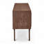 Cabinet média contemporain en bois de noyer / noyer massif