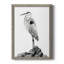 Shoreline Heron en toile encadrée de qualité supérieure - prêt à accrocher-1619145130-1619145135