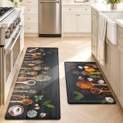 Anti-Fatigue Non Slip Kitchen Mats (Set of 2)