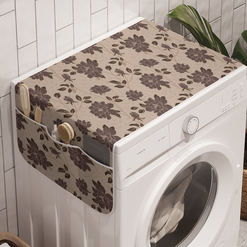 Ensemble de 2 bacs à linge à motif floral 47 "x 18,5" East Urban Home