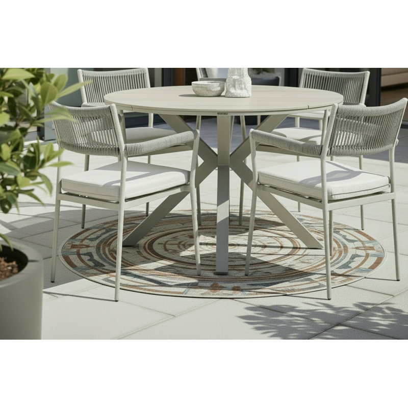Neodesha Wicker 4 - Person Garden Lounge Set with Cushions