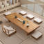 Table basse en bois de pin naturel-937160189