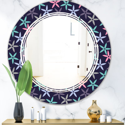 Miroir mural sans cadre à motif abstrait V Triple C Cottage Americana