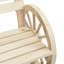 Chaise de patio en bois massif 22,8 po x 22,8 po x 30,9 po Vidaxl-97884399